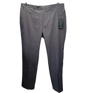 Lauren Ralph‎ Lauren Ultraflex Mens Dress Pants 38x32 Med Grey Classic Fit I691